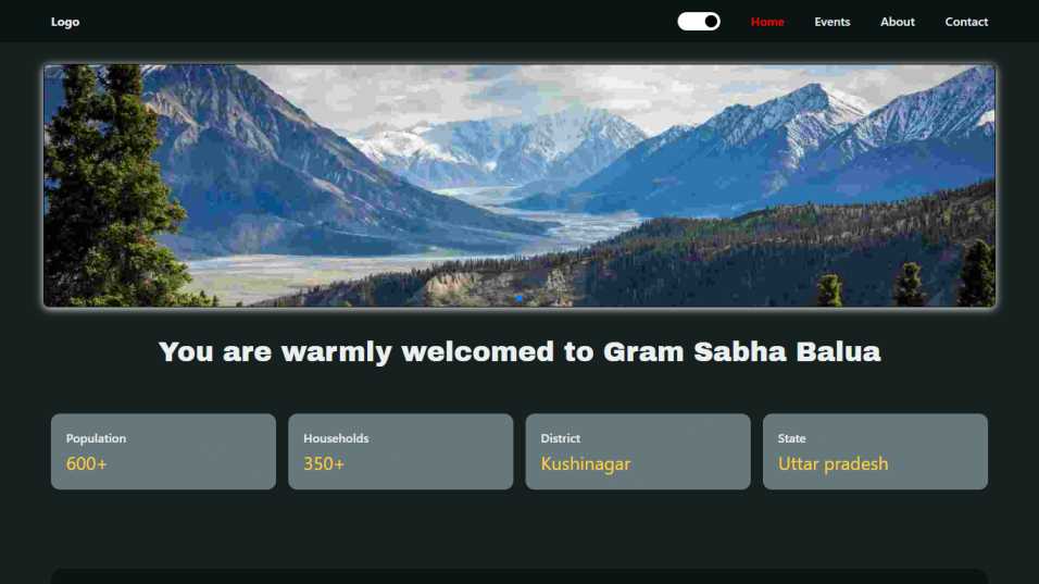 Event Management Platform project preview